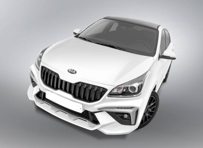 Передний бампер ROTOR для Kia Rio 4 с 2017- 