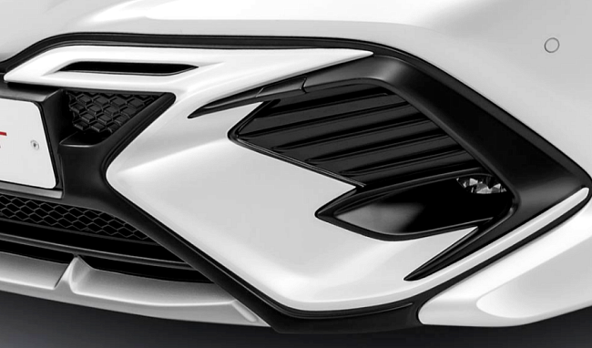Накладка, бленды HARIUS на передний бампер TOYOTA CAMRY 70 