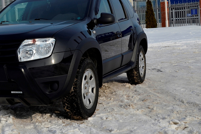 Молдинги дверей для Renault Duster (2012-2015) Вар.№2 KART RD 0114-2