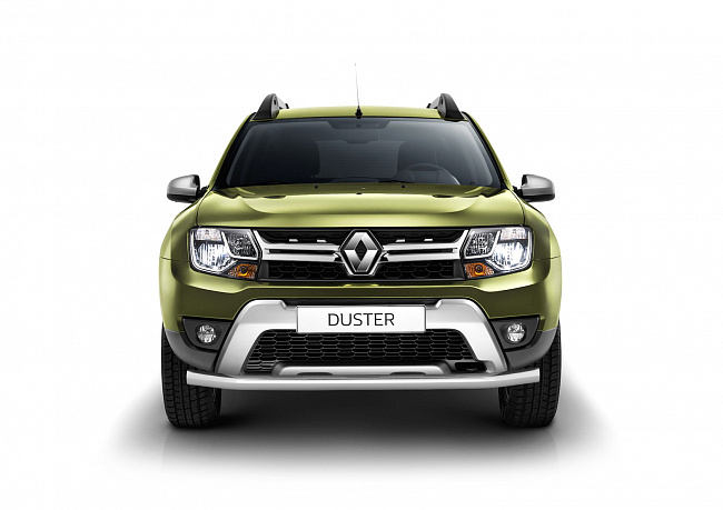 Защита переднего бампера одинарная Ø63мм Renault Duster 2016-(НПС) РТ RDU220205