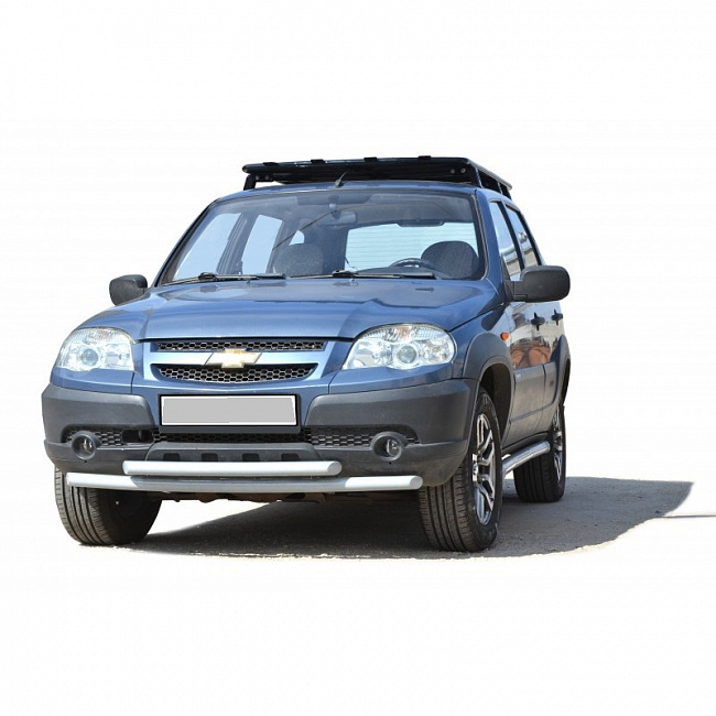 Защита переда Труба двойная (без коробочек)ППК Chevrolet Niva (2009-) 3118rs