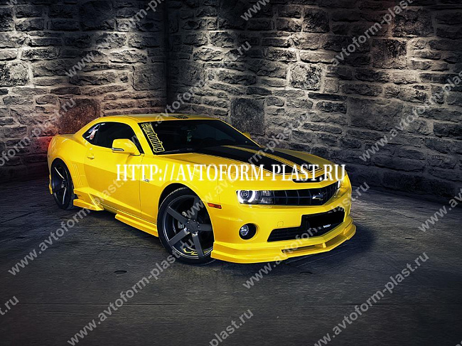 Юбка переднего бампера Chevrolet Camaro SS(2009-2012)