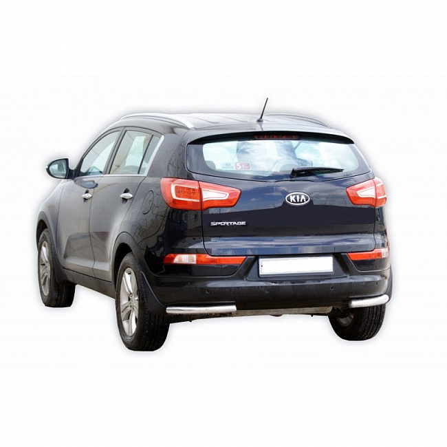 Защита заднего бампера (уголки) Kia Sportage (2010-2015г.в.) ППК (арт.1606К)