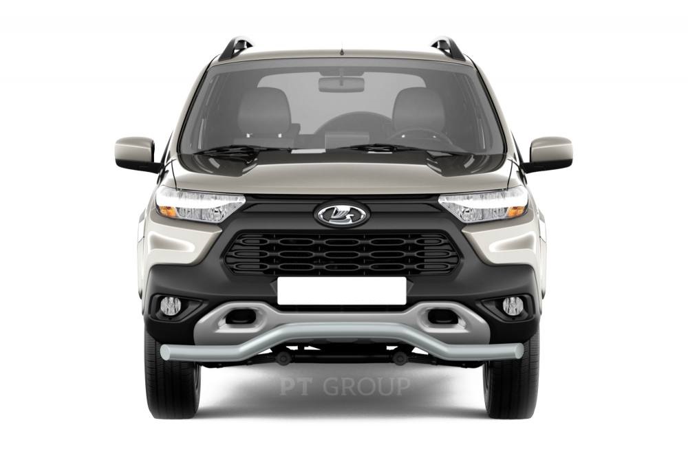 Защита переднего бампера Ø63мм "Волна" (ППК) LADA Niva Travel 2021 LNT-21-330213