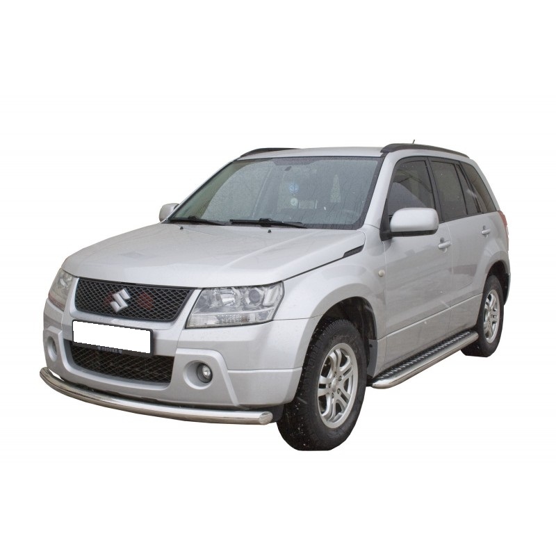 Защита переднего бампера «Труба» SUZUKI Grand Vitara (2005-2008) 63,5мм (НПС) (0683Н)
