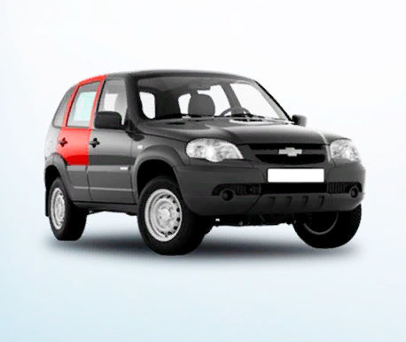 Дверь задняя правая Chevrolet Niva (рестайлинг до 2020г.) 21230-6200020-75