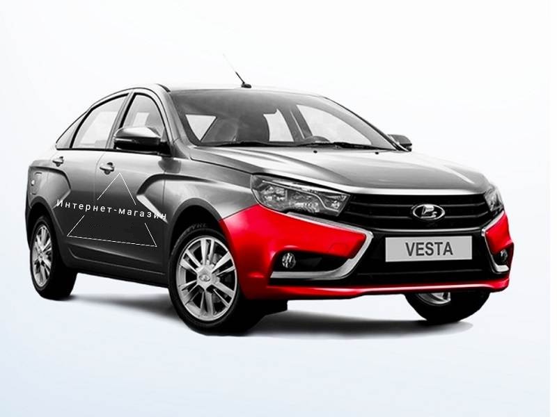 Бампер передний LADA Vesta / Vesta SW Оригинал АвтоВАЗ 8450006666