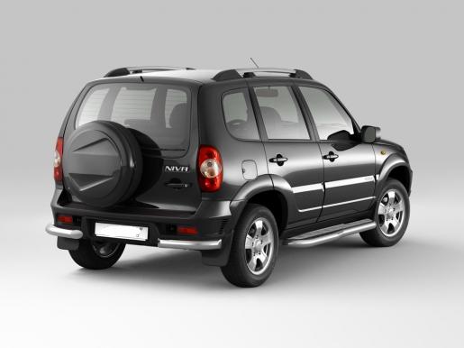 Защита заднего бампера угловая Ø63 (НПС) LADA NIVA Travel 2021-/ LADA NIVA 2020-/ CHEVROLET Niva 2009-2020 РТ LNT-21-220104.00