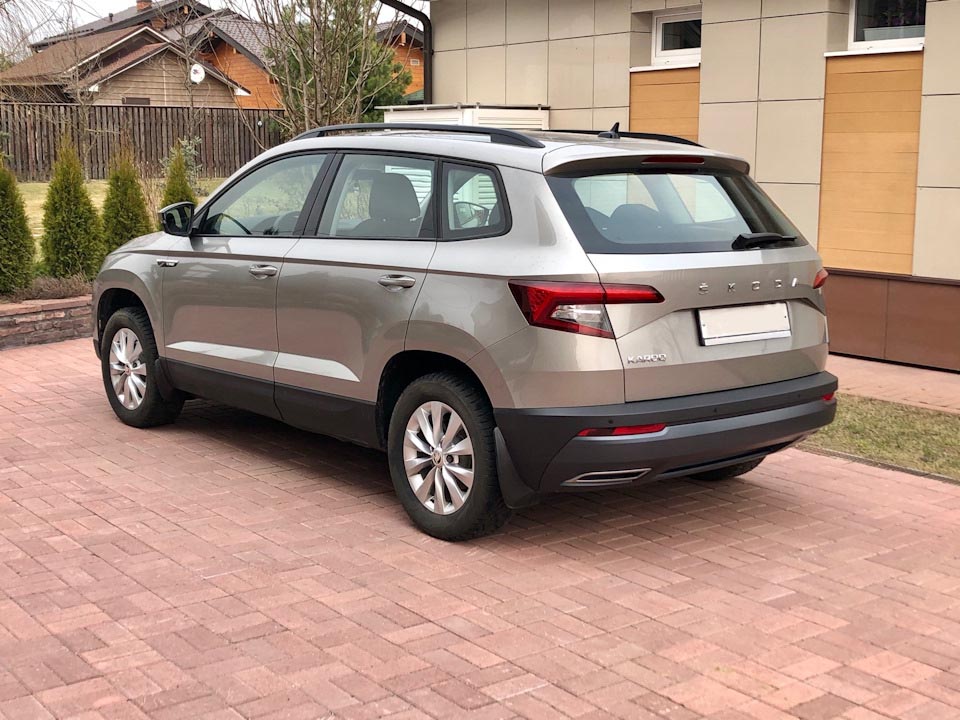 Имитация выхлопа Skoda Karoq (АБС-пластик)