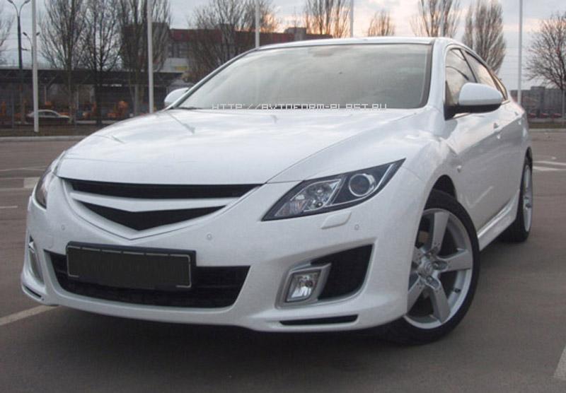 Решетка радиатора MV Sport Вар.№2 Mazda 6 (2008-2012)