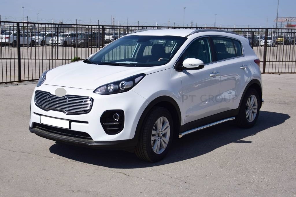 Накладка на решетку радиатора Ø10мм для автомобиля Kia Sportage 2016-2018
