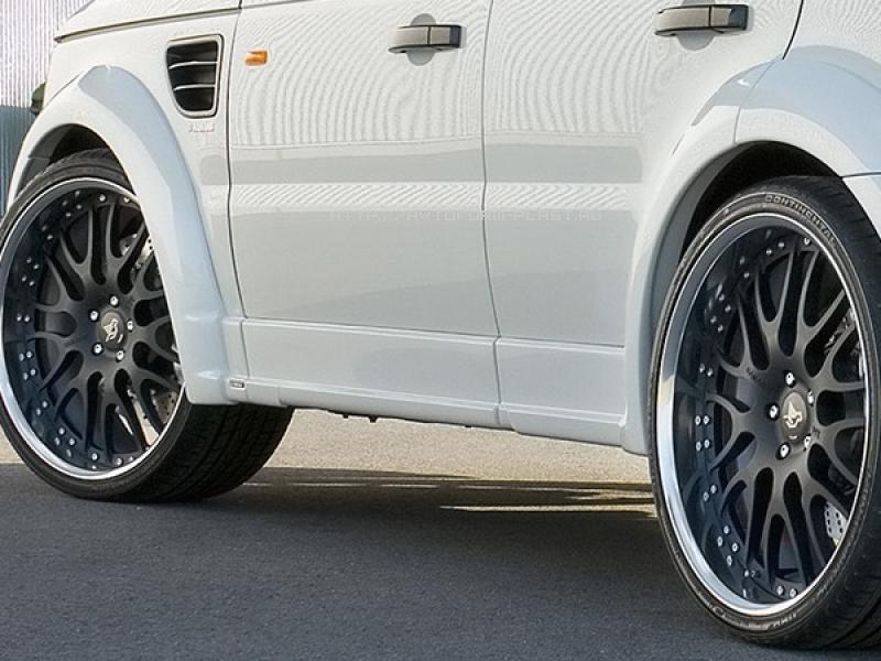 Комплект порогов из 6 частей Range Rover Sport (2005-2010)