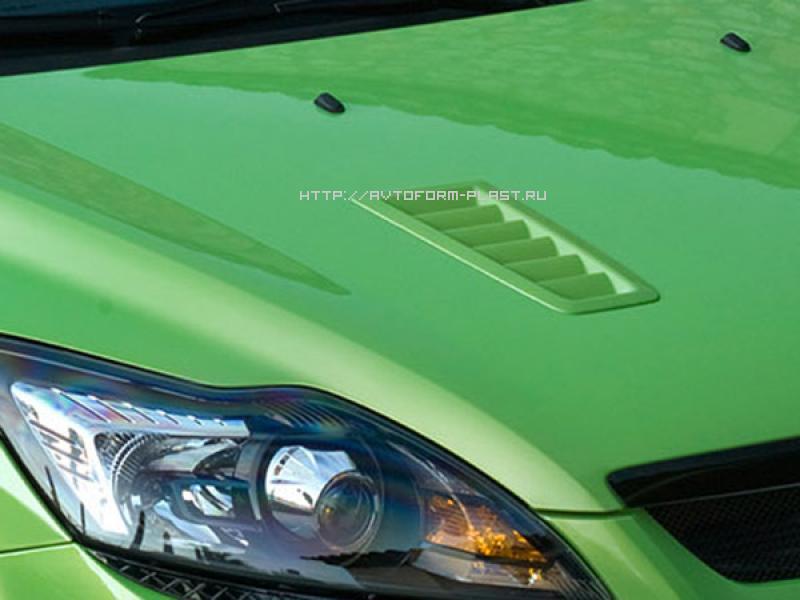Жабры на капот в стиле Focus RS на Ford Focus 2(2004-2011)