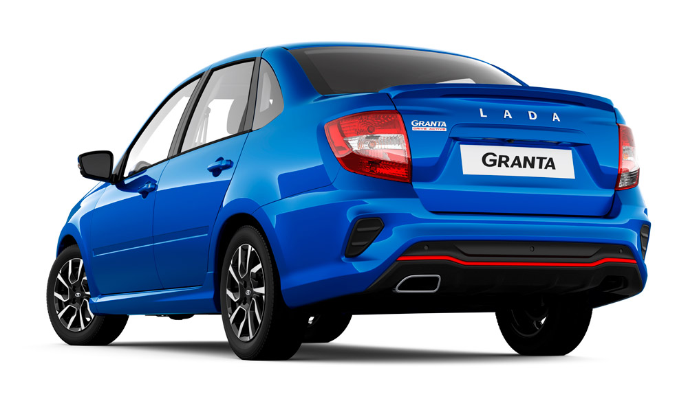 Пороги Lada Granta Drive Active Оригинал (комплект из 4-х частей)