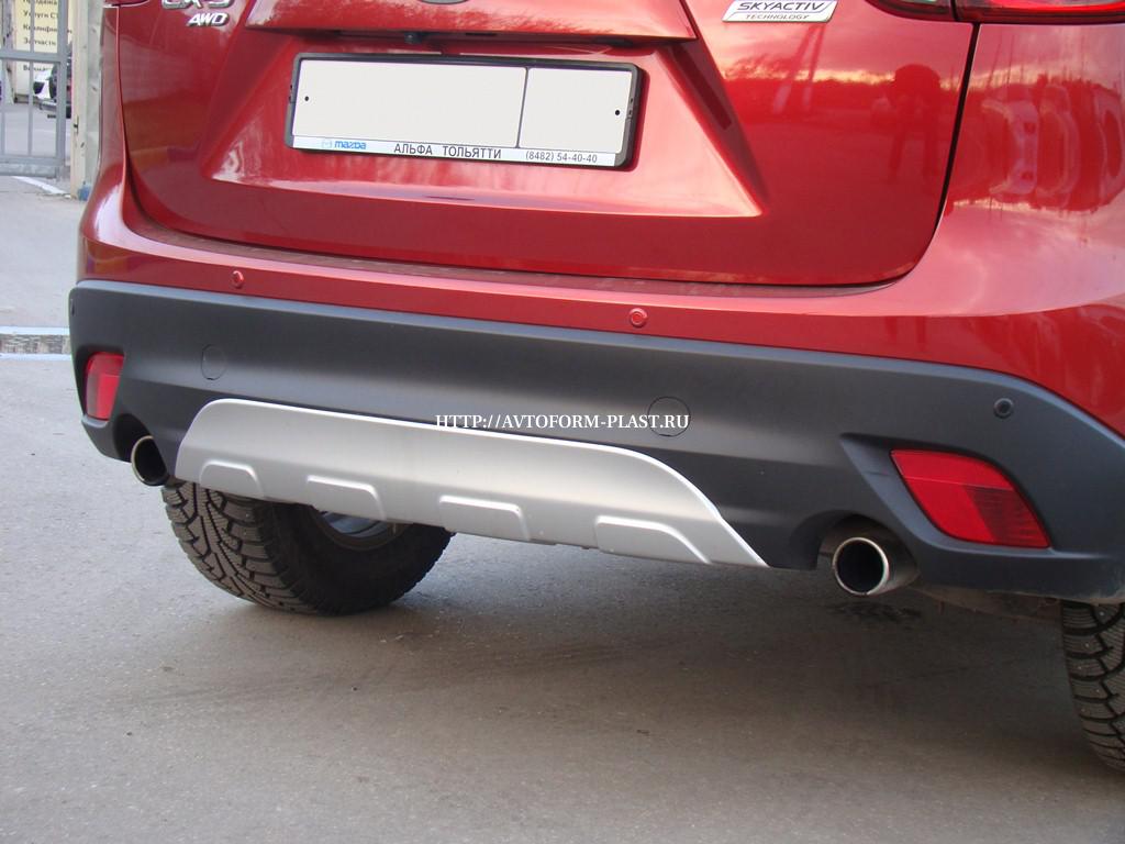 Диффузор заднего бампера Mazda CX-5 (2011-2016)