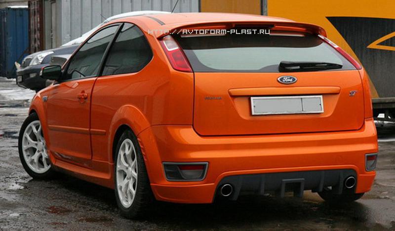 Диффузор на задний бампер Sport Ford Focus 2 ST(2004-2008)