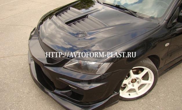 Капот Mitsubishi Lancer IX в стиле EVO (2003-2009)