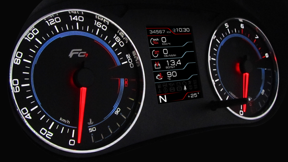 Комбинация приборов GF 851 L3.2 для Lada Granta