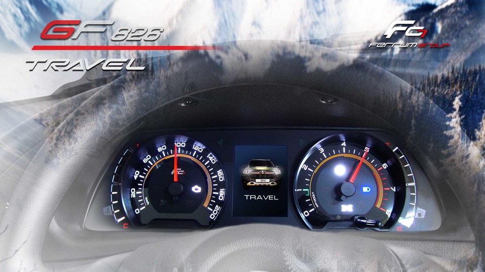 Комбинация приборов GF 826 Travel для Lada Niva Travel
