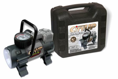 Автомобильный компрессор "City Up" № 587 Master с фонарем(180W)