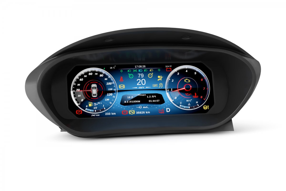 Комбинация приборов Lada Vesta "VISION-2" (GPS, антирадар)
