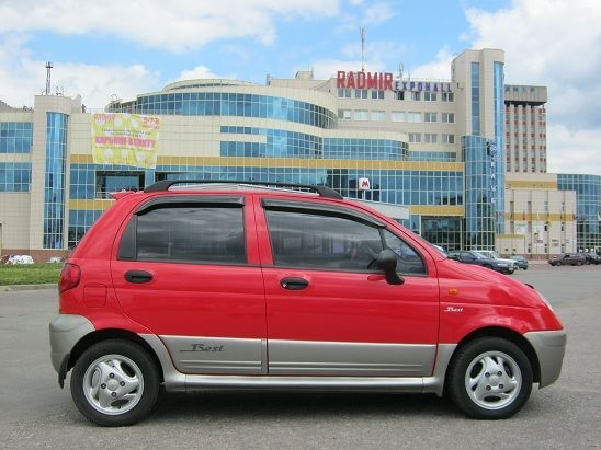 Молдинги Daewoo Matiz "Best Fanat" (4 шт) (некрашеные)