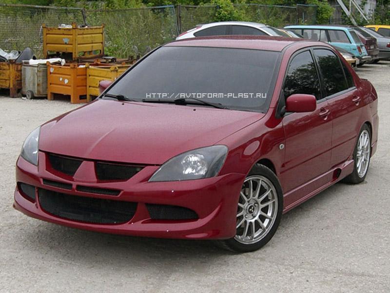 Передний бампер Mitsubishi Lancer IX в стиле EVO (2003-2009)