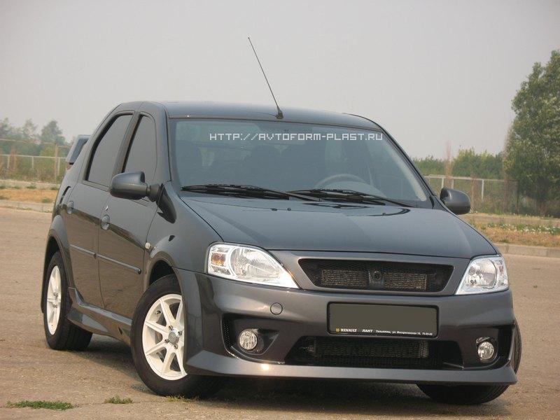 Решетка радиатора Renault Logan Power DM (фаза 2)
