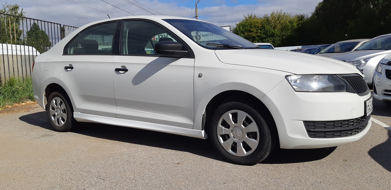 Пороги Skoda Rapid (комплект) (некрашеные)