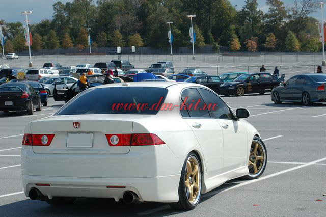 Юбка заднего бампера Honda Accord VII (2002-2006) MUGEN DM