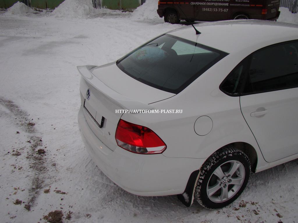 Спойлер высокий VW Polo Sedan
