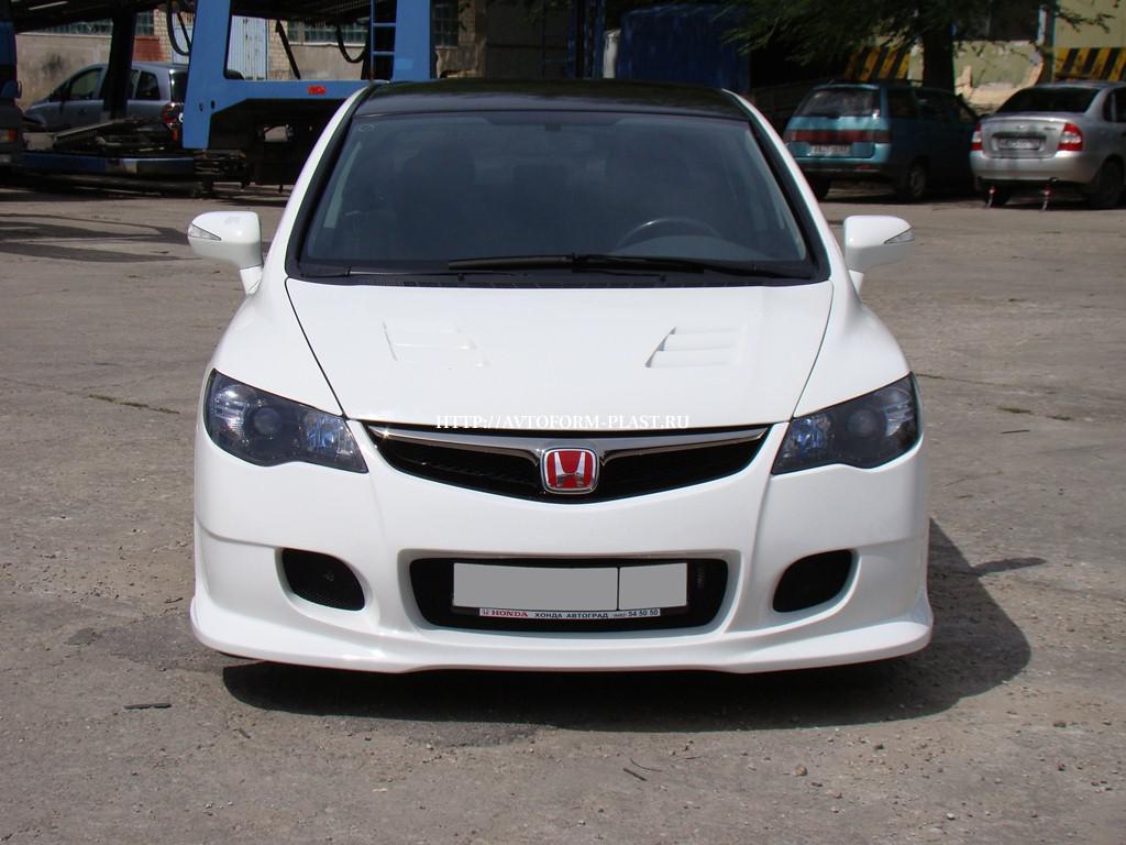 Передний бампер Honda Civic 4D INGS Extreem 2006-2012