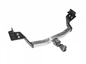 Фаркоп (съемный квадрат с нерж. накладкой) TOYOTA Fortuner 2016-2020, TFR-16-991124.00GZN