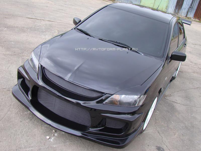 Передний бампер Mitsubishi Lancer IX в стиле INGS Extreem (2003-2009)