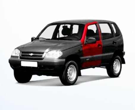 Дверь передняя левая Chevrolet Niva (дорестайлинг с 2007/09 г.) 21230-6100021-70