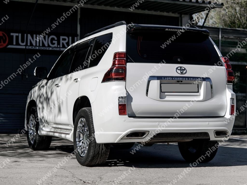 Бампер задний в стиле ELFORD Toyota LC 150 Prado (2009-2014)