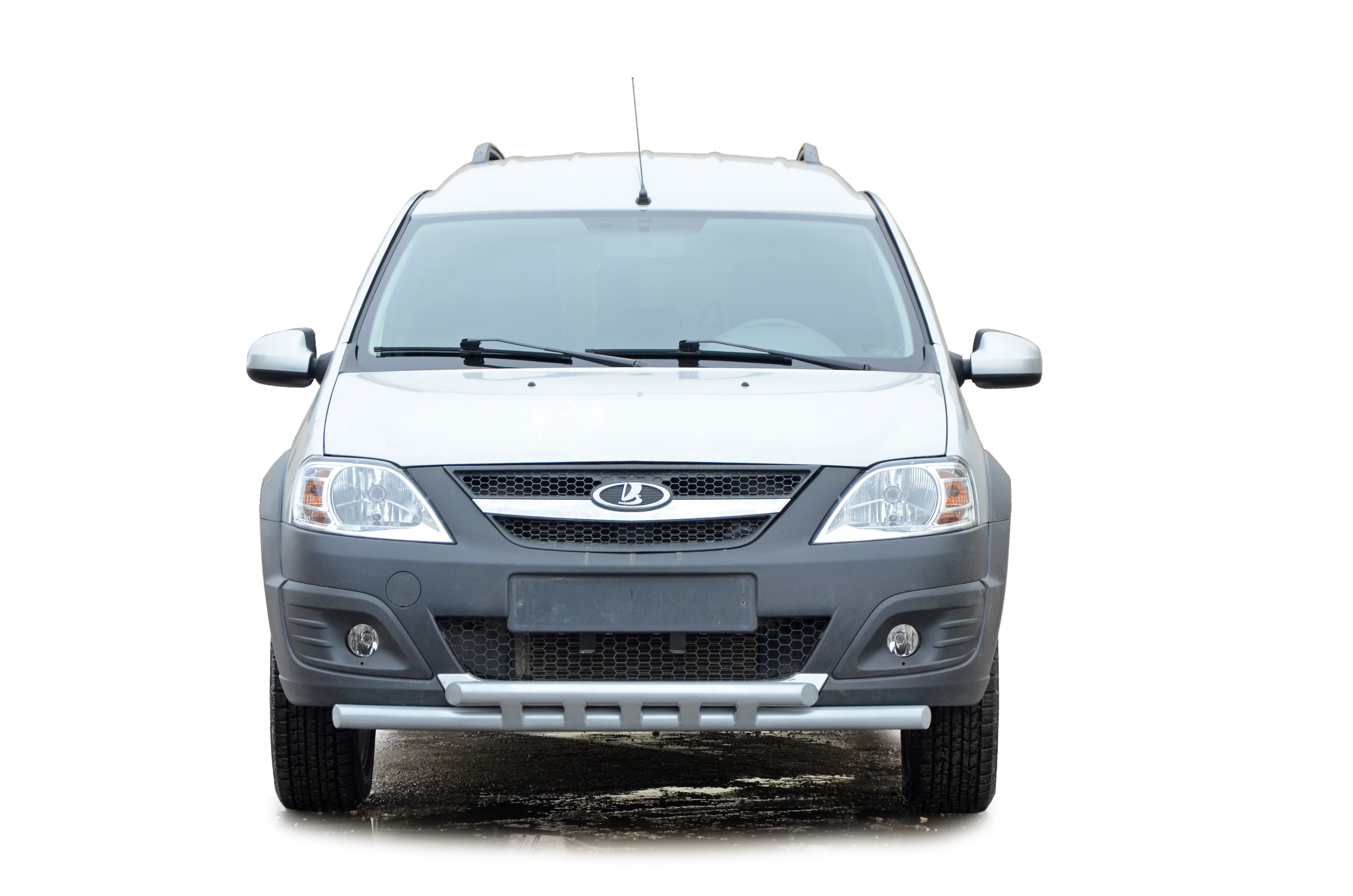 Защита переда Lada Largus (ППК) (Двойная труба 51 мм) (3408)
