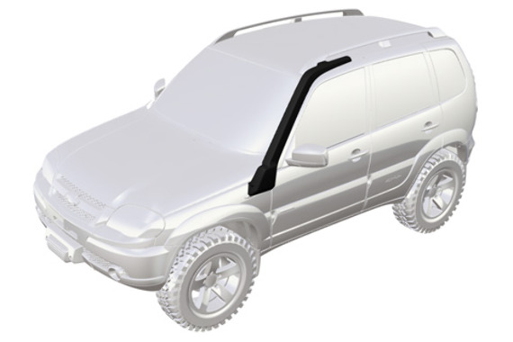 Шноркель для Chevrolet Niva GLS, GLC, LE+ F-Design C0602