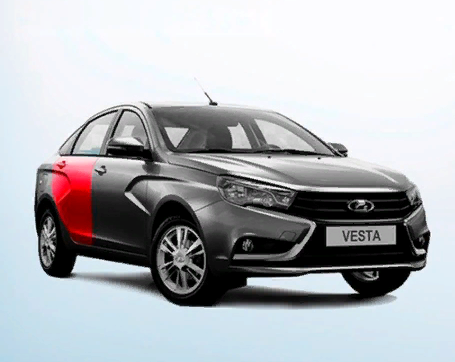 Дверь задняя правая LADA Vesta седан Оригинал 8450039383
